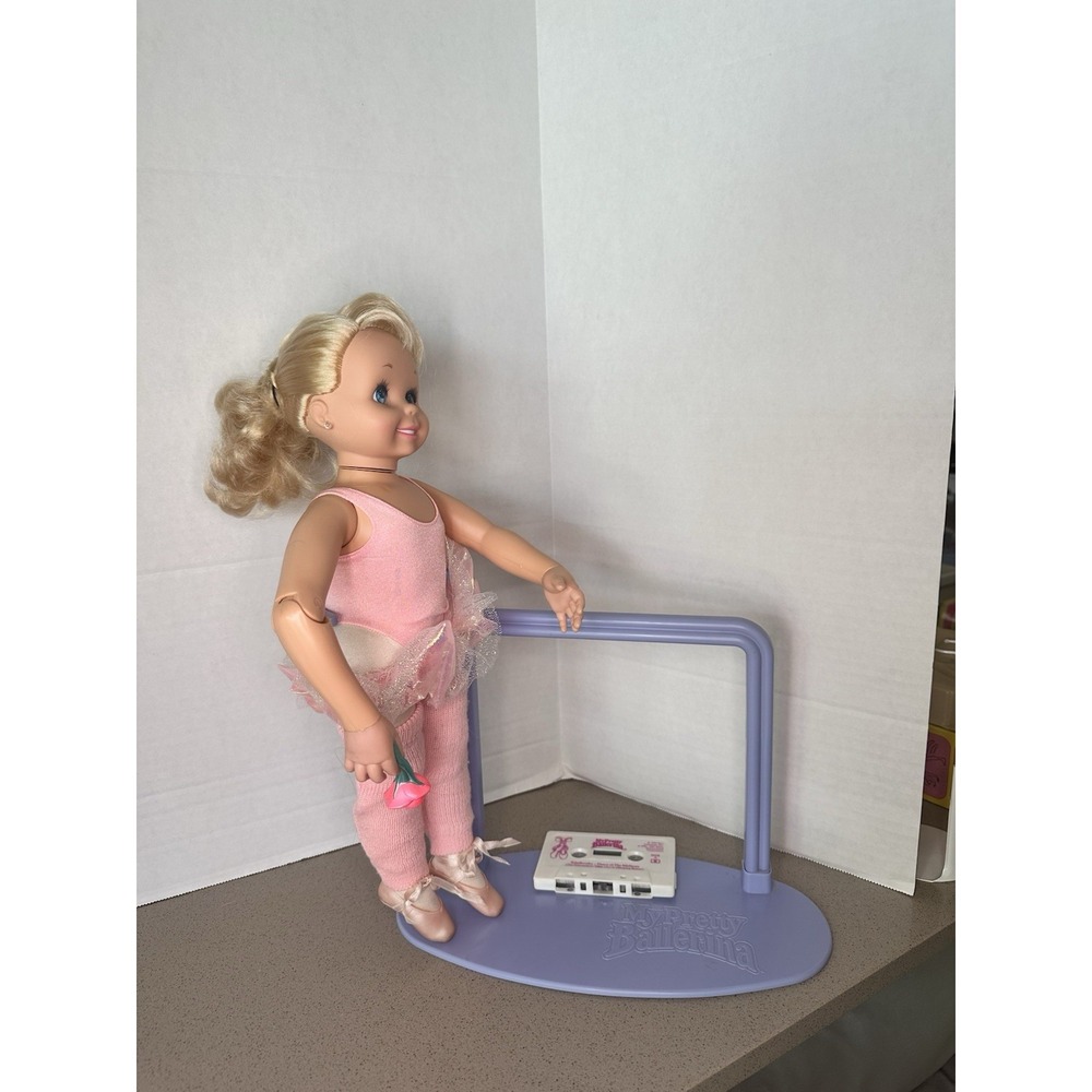 1990 My Pretty Ballerina with Accessories Cassette And Bar With Stand Working